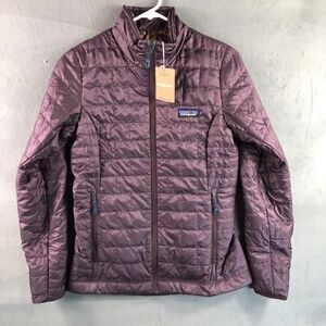 Patagonia Nano Puff Womens Size XS Jacket 'Obsidian Plum' PrimaLoft Full Zip NWT